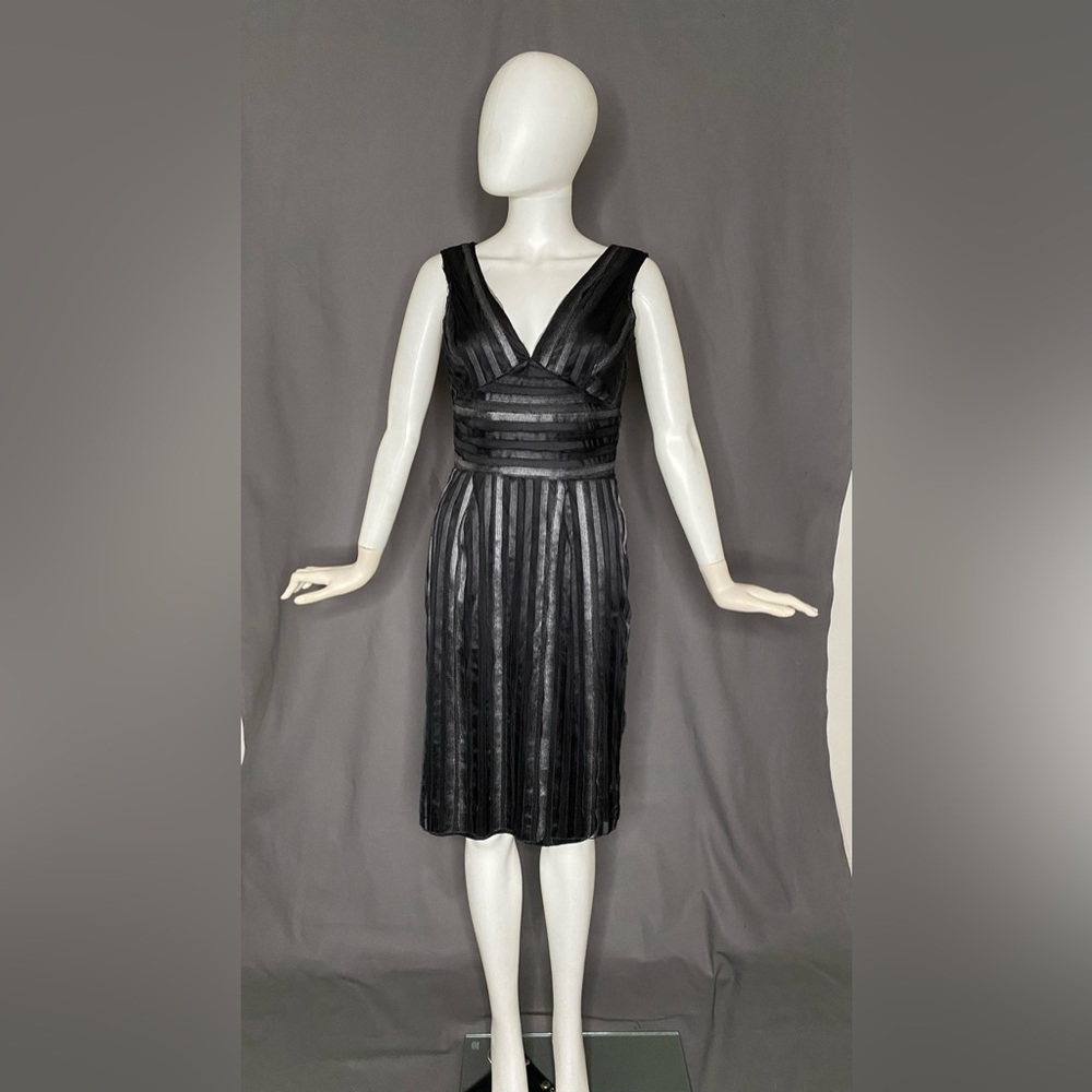 Black and gray ribbon dress (34/26/37)